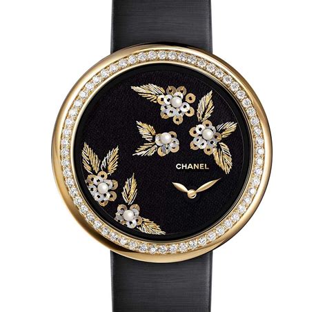 chanel mademoiselle prive watches|Chanel female watch.